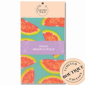 Wax Wraps Singles: Orange Smiles - small beeswax wrap