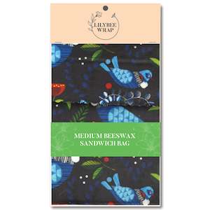 Beeswaxwraps And Bags: Tui Song - medium sandwich bag