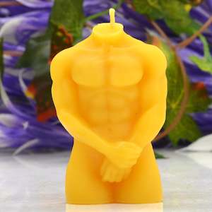 Saucy R 18 Candles: Adam beeswax candle