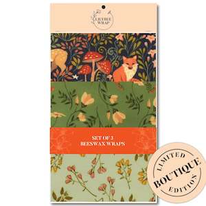 Boutique Collection: Starlight Secrets - Set of 3 Beeswax Wraps