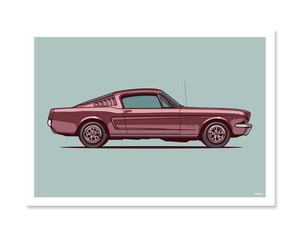 Products: Ford Mustang Art Print