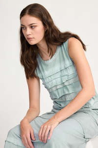 Taylor: Taylor Strand Singlet Dress Diffused Mirage