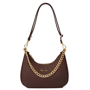 Kathryn Wilson: Kathryn Wilson Belle Bag Espresso Pebble