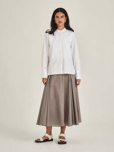 Caroline Sills: Sills Zaiya Skirt Concrete