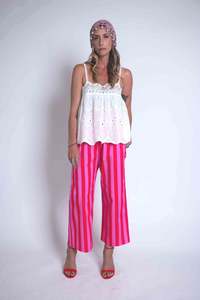 Sheryl May Stripe Culottes