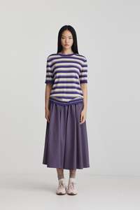 Ricochet Micha Skirt Black Grape