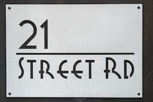 Signs: Address Panel