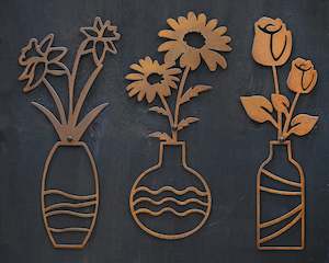 Garden: Flowers in Vases $30.00ea