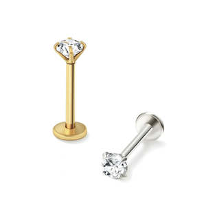 Earrings: Lumi Stud - Silver