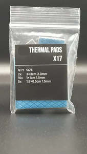 Accessories: Premium Thermal Pad Set – X17 Piece Kit for High-Performance Cooling