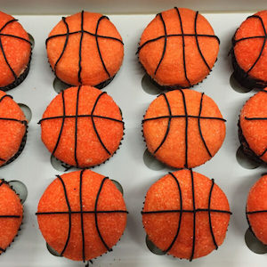 Products: Basketball Themed Cupcakes Delish Cupcakes