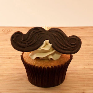Products: Moustache Design Cupcakes Delish Cupcakes