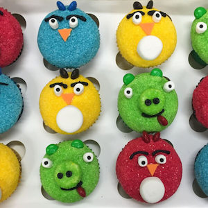 Products: Angry Birds Themed Cupcakes Delish Cupcakes