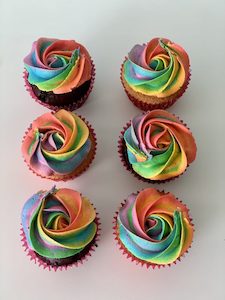 Products: Rainbow Pride Cupcakes Delish Cupcakes