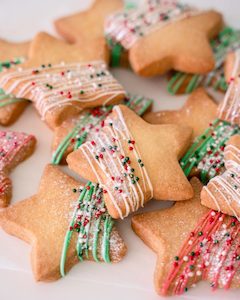 Products: Christmas Shortbread Cookies Delish Cupcakes