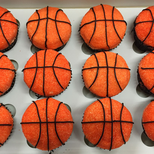Basketball Themed Cupcakes Delish Cupcakes