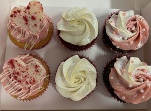 Blush Pink Gift Box Delish Cupcakes