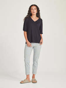 Pants: Nautilus Check Hepburn