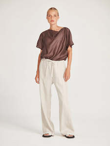 Linen Stripe Bennett Pant