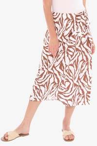 Skirts: Zebra Mono Skirt