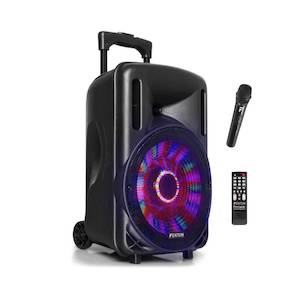 Portable Sound System 10" 450W – Wireless PA Speaker with Microphone