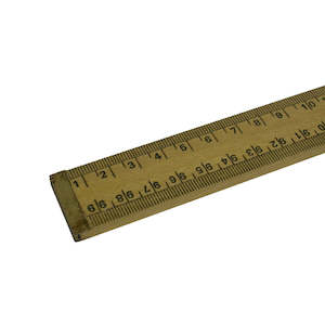 Mathematics: Metre Ruler with Brass Ends