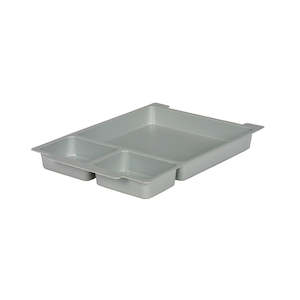 Tray Inserts: Gratnells Standard Shallow Tray Insert – 1 Large & 2 Small Compartments (F1 Tray Compatible)