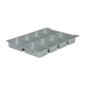 Gratnells Standard Shallow Tray Insert – 8 Sections