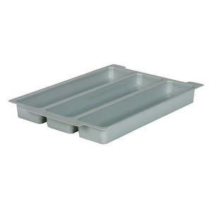 Gratnells Standard Shallow Tray Insert – 3 Sections (Fits F1 Trays)