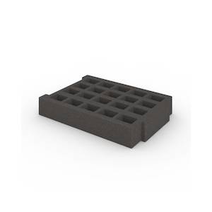 Gratnells Foam Insert – 60mm Extra Deep, 20 Safety Glasses Cut-Outs (50 x 40mm&hellip;