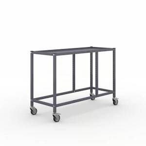 Frames Trolleys: Gratnells Science Bench Height Treble Trolley – Single Column Double Span