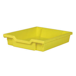 Trays: Gratnells F1 Shallow Tray Sunshine Yellow