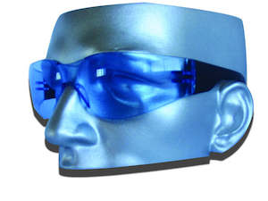 Protective Ware: Safety Glasses Funkyspec Poly Lens-Blue