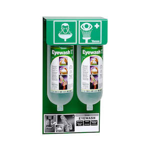 Equipment: Eyewash Wall Station, Two Bottle