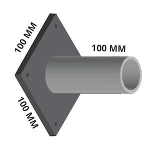 PVC Corrosive Cabinet Vent Flange