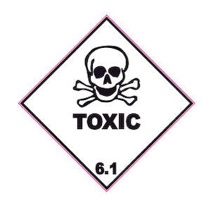 Storage 2: DG Self-Adhesive Label Toxic 6.1, 240 x 240mm