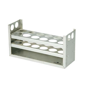 Laboratory Racks: Test Tube Rack Aluminium 12-Place 25mm
