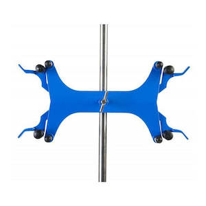 Retort Equipment: Clamp Burette Metal Double Fisher Type