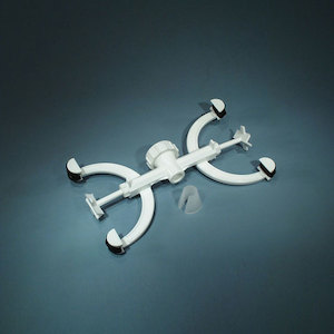 Retort Equipment: Burette Clamp - Polypropylene Double