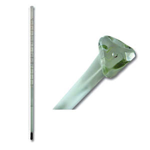 Thermometers: Thermometer - Green Fill 150mm Total Immersion