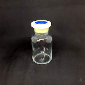 Glass Bottles: Bottle Reagent Clear Wide Neck 250ml PP Stopper