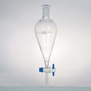 Laboratory Funnels: Funnel Separating Pear-Shape 250ml PTFE Stopcock