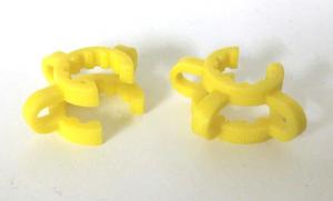 Quickfit Apparatus: Keck Clip Yellow 14/23 PP
