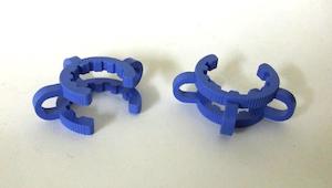 Quickfit Apparatus: Keck Clip Light Blue 19/26 PP