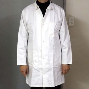 Delta 100% Cotton Drill Lab Coat – 290 GSM, White, Size 9 (2XL)