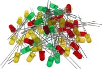 Electronics: L.E.D. 5.0mm Bag 100 - Mixed
