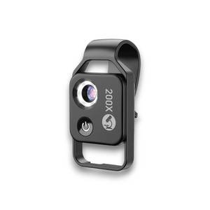 Products: Smartphone Microscope 200X Clip-On with LED Light & CPL Lens – Portable Mobile Microscope
