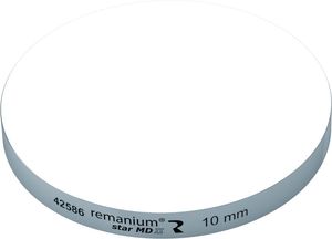 Cad/cam: Dentaurum remanium star MD II blank 10 mm