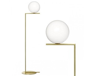 Products: Orb Floor Lamp: Sculptural Balance & Soft, Cozy Light