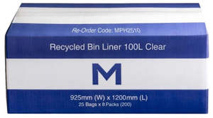 Consumables: RECYCLED BIN LINER
